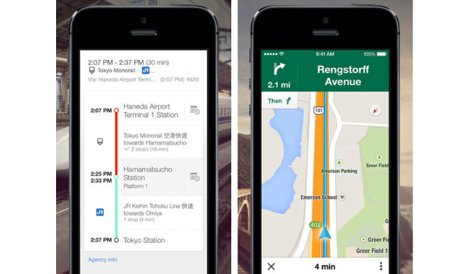 google maps vs apple maps