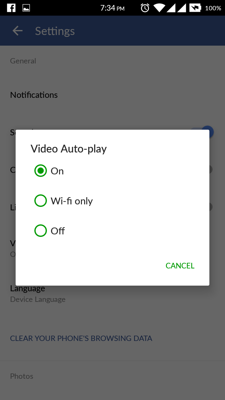 How to Stop Playing Videos in Facebook Automatically